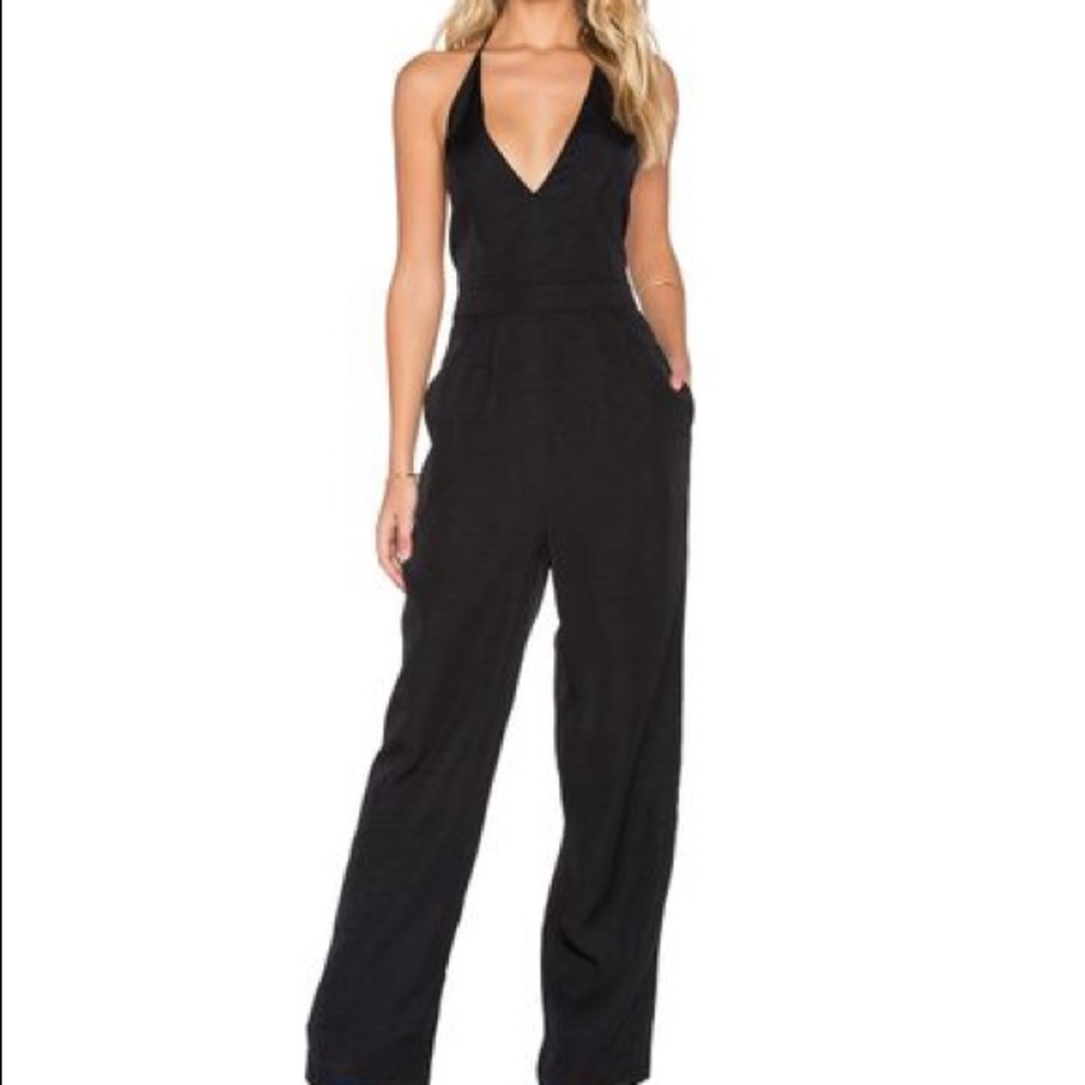MINKPINK REVOLVE BLACK JUMPSUIT